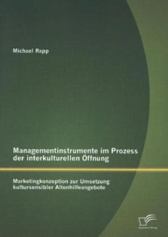 Managementinstrumente im Prozess der interkulturellen Öffnung: Marketingkonzeption zur Umsetzung kultursensibler Altenhilfeangebote - Rapp, Michael