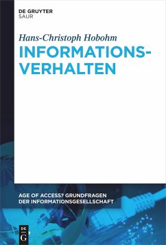 Informationsverhalten - Hobohm, Hans-Christoph