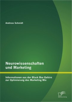 Neurowissenschaften und Marketing: Informationen aus der Black Box Gehirn zur Optimierung des Marketing Mix - Schmidt, Andreas