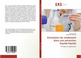 Simulation du rendement dans une extraction liquide-liquide