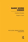 Basic Word Order (RLE Linguistics B