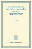 Geisteswissenschaften und Naturwissenschaften