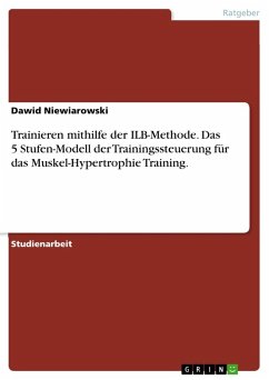 Trainieren mithilfe der ILB-Methode. Das 5 Stufen-Modell der Trainingssteuerung für das Muskel-Hypertrophie Training. - Niewiarowski, Dawid