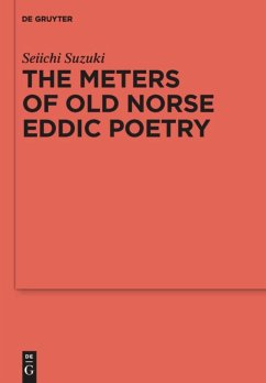 The Meters of Old Norse Eddic Poetry - Suzuki, Seiichi