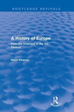 A History of Europe (Routledge Revivals) - Pirenne, Henri
