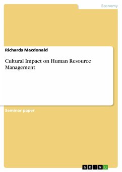 Cultural Impact on Human Resource Management - Macdonald, Richards