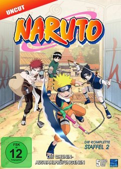 Naruto - Staffel 2: Die Chunin-Auswahlprüfungen - Episoden 20-52 Uncut Edition