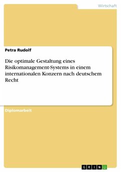 Die optimale Gestaltung eines Risikomanagement-Systems in einem internationalen Konzern nach deutschem Recht - Rudolf, Petra
