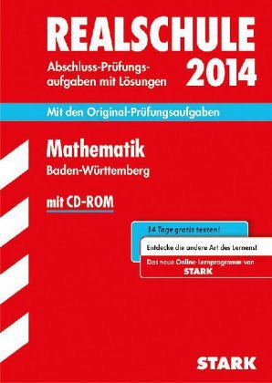 Mathematik, Baden-Württemberg, m. CD-ROM / Realschule 2014