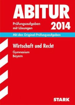 Cover Wirtschaft und Recht, Gymnasium Bayern / Abitur 2014