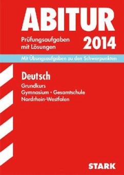 Cover Deutsch, Grundkurs Gymnasium / Gesamtschule Nordrhein-Westfalen / Abitur 2014