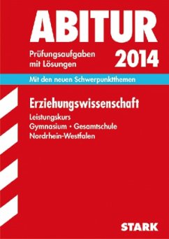 Cover Erziehungswissenschaft, Leistungskurs Gymnasium / Gesamtschule Nordrhein-Westfalen / Abitur 2014