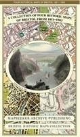 A Bristol 1851-1903 - Fold up Map that consists of Four Detailed Street Plans, Bristol 1851 by John Tallis, 1866 by A Fullarton, 1893 by William MacKenzie and 1903 by Bartholomew. - Mapseeker Publishing Ltd.