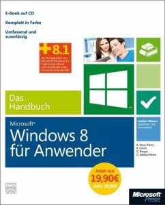 Microsoft Windows 8 für Anwender - Das Handbuch, Sonderausgabe m. CD-ROM