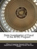 State Investigation of Fraud in the AFDC Program