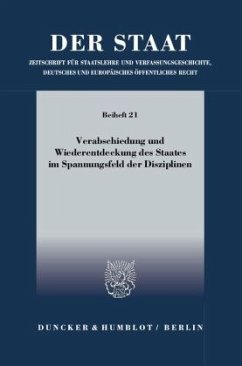 Verabschiedung und Wiederentdeckung des Staates im Spannungsfeld der Disziplinen