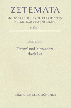 Terenz' und Menanders Adelphoe (eBook, PDF) - Lefèvre, Eckard