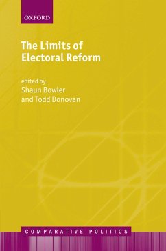 The Limits of Electoral Reform (eBook, PDF) - Bowler, Shaun; Donovan, Todd