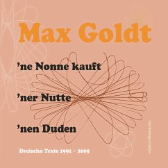 'ne Nonne kauft 'ner Nutte 'nen Duden (MP3-Download) - Goldt, Max