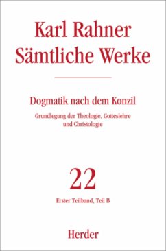Karl Rahner Sämtliche Werke / Sämtliche Werke 22/1B, Teilbd.1B - Rahner, Karl