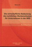 Die wirtschaftliche Bedeutung des rechtlichen Markenschutzes für Unternehmen in der BRD