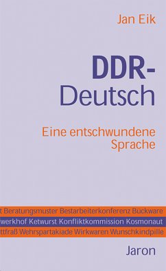 DDR-Deutsch (eBook, ePUB) - Eik, Jan