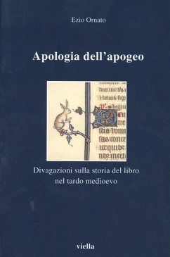 Cover Apologia dell'apogeo. Divagazioni sulla storia del libro nel tardo Medioevo