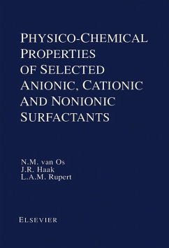 Physico-Chemical Properties of Selected Anionic, Cationic and Nonionic Surfactants (eBook, PDF) - Os, N. M. van; Haak, J. R.; Rupert, L. A. M.