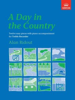 Cover A Day in the Country 12 easy pieces for treble recorder with piano accompaniment