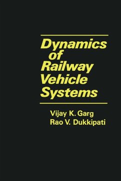 Dynamics of Railway Vehicle Systems (eBook, PDF) - Garg, Vijay