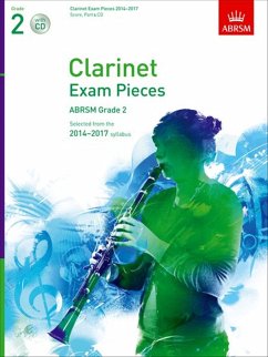Cover Clarinet Exam Pieces 20142017, Grade 2, Score, Part & CD