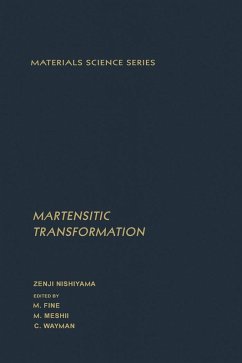 Martensitic Transformation (eBook, PDF) - Nishiyama, Zenji