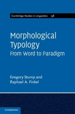 Cover Morphological Typology (eBook, PDF)