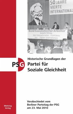 Historische Grundlagen der Partei für Soziale Gleichheit (eBook, PDF)