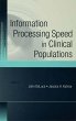 Information Processing Speed in... - Bild 1