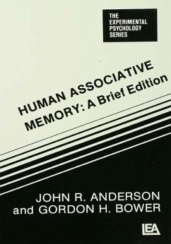 Human Associative Memory (eBook, PDF) - Anderson, John R.; Bower, G. H.; Bower, G. H.
