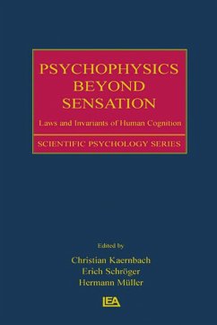 Psychophysics Beyond Sensation (eBook, PDF)