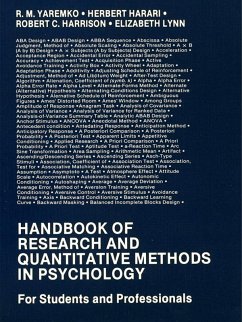 Handbook of Research and Quantitative Methods in Psychology (eBook, ePUB) - Yaremko, R. M.