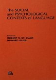 The Social and Psychological Contexts of Language (eBook, PDF)