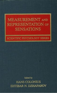 Measurement and Representation of Sensations (eBook, PDF)