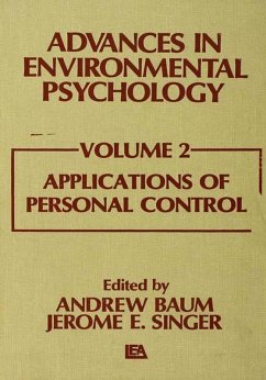 Cover Advances in Environmental Psychology (eBook, ePUB)