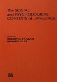 The Social and Psychological Contexts of Language (eBook, ePUB)