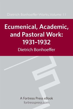 Cover Ecumenical, Academic, and Pastoral Work (eBook, ePUB)