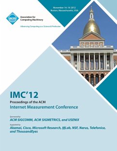 IMC 12 Proceedings of the ACM Internet Measurement Conference - IMC 12 Conference Committee