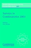 Surveys in Combinatorics 2003 (eBook, PDF)