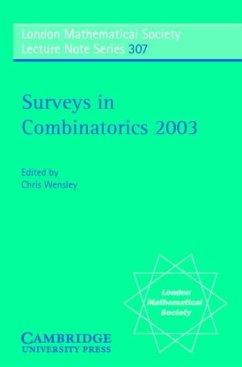 Surveys in Combinatorics 2003 (eBook, PDF)