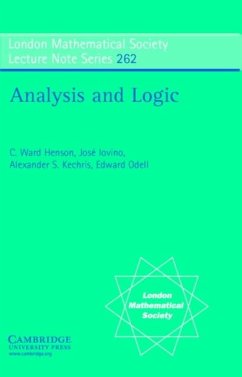 Analysis and Logic (eBook, PDF) - Henson, C. Ward
