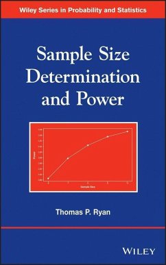 Sample Size Determination and Power (eBook, ePUB) - Ryan, Thomas P.