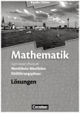 Einführungsphase, Lösungen zum Schülerbuch / Mathematik Gymnasiale Oberstufe, Ausgabe Nordrhein-Westfalen