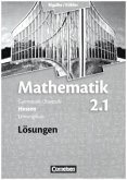 1. Halbjahr - Leistungskurs, Lösungen zum Schülerbuch / Mathematik, Gymnasiale Oberstufe, Ausgabe Hessen, Neubearbeitung 2